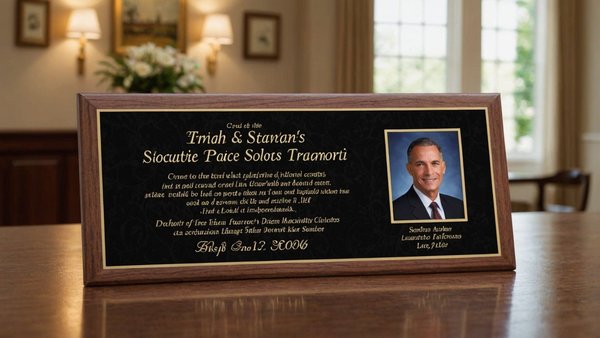 Plaque funéraire personnalisée : créez un hommage unique